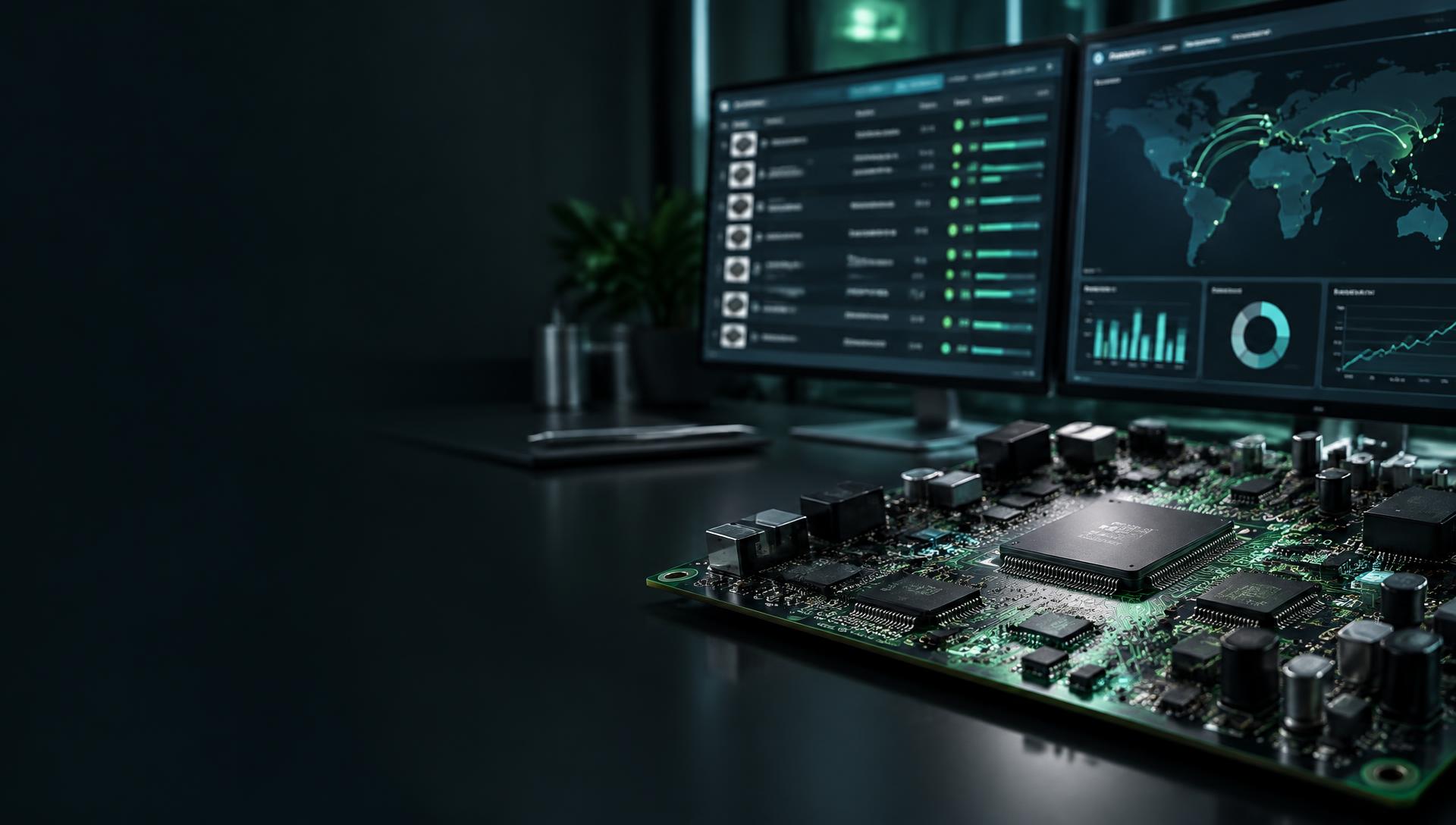 Electronic components and supply intelligence workstation